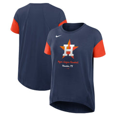 Houston Astros Nike Women's Flowy Fashion Tri-Blend Dri-FIT T-Shirt - MLB