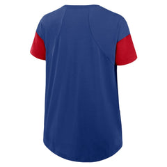 Texas Rangers Nike Women's Flowy Fashion Tri-Blend Dri-FIT T-Shirt - MLB