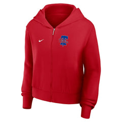 Philadelphia Phillies Nike Women's Cropped Chill Full-Zip Hoodie - MLB