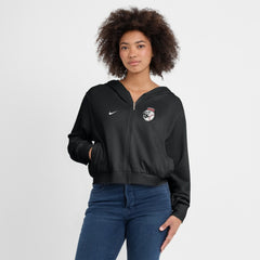 Cincinnati Reds Nike Women's Cropped Chill Full-Zip Hoodie - MLB