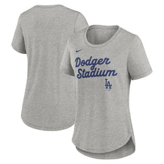 Los Angeles Dodgers Nike Women's Script Tri-Blend T-Shirt - MLB