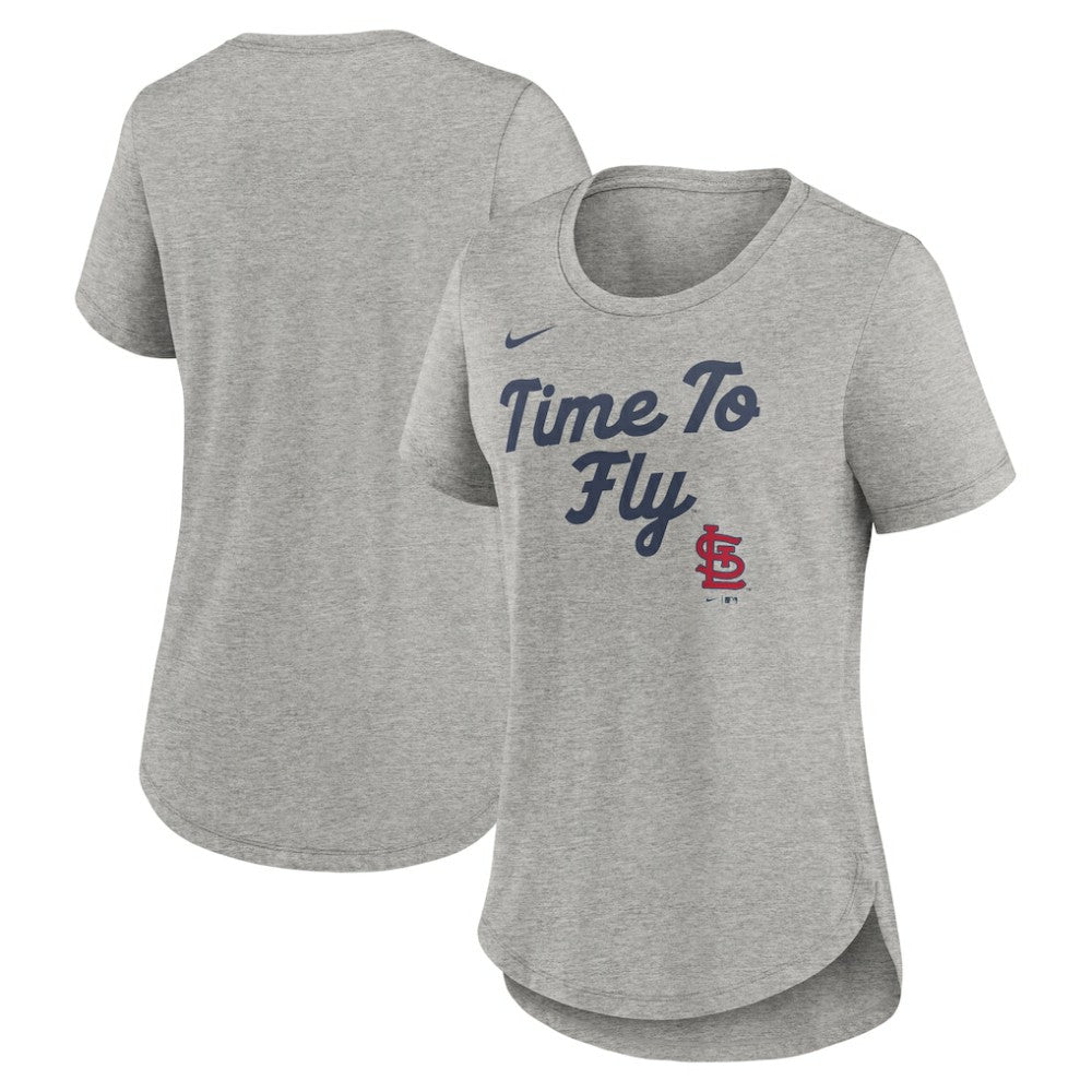 St. Louis Cardinals Nike Women's Script Tri-Blend T-Shirt - MLB