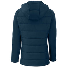 Seattle Mariners Cutter & Buck Women's Evoke Hybrid Eco Softshell Recycled Full-Zip Hoodie Jacket - MLB