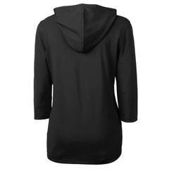 San Francisco Giants Cutter & Buck Women's DryTec Virtue Eco Pique Recycled 3/4-Sleeve Half-Zip Pullover Hoodie - MLB