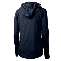 Cleveland Guardians Cutter & Buck Women's Adapt Eco Knit Hybrid Recycled Full-Zip Hoodie - MLB
