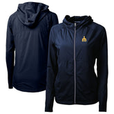 Seattle Mariners Cutter & Buck Women's Adapt Eco Knit Hybrid Recycled Full-Zip Hoodie - MLB