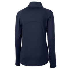 Chicago Cubs Cutter & Buck Women's Cooperstown Collection DryTec Adapt Eco Knit Stretch Recycled Raglan Half-Zip Top - MLB