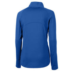 Los Angeles Dodgers Cutter & Buck Women's DryTec Adapt Eco Knit Stretch Recycled Raglan Half-Zip Top - MLB