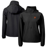 Baltimore Orioles Cutter & Buck Women's Charter Eco Recycled Half-Zip Anorak Jacket - MLB