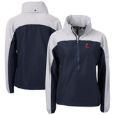Boston Red Sox Cutter & Buck Women's Charter Eco Recycled Half-Zip Anorak Jacket - MLB