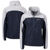 San Diego Padres Cutter & Buck Women's Cooperstown Collection Charter Eco Recycled Half-Zip Anorak Jacket - MLB