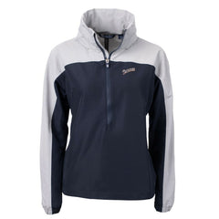 San Diego Padres Cutter & Buck Women's Cooperstown Collection Charter Eco Recycled Half-Zip Anorak Jacket - MLB