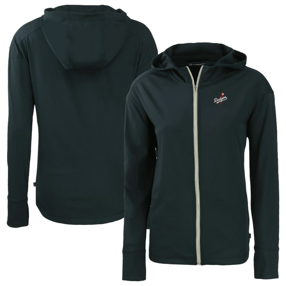 Los Angeles Dodgers Cutter & Buck Women's Daybreak Eco Recycled Full-Zip Hoodie Jacket - MLB