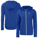 Los Angeles Dodgers Cutter & Buck Women's Daybreak Eco Recycled Full-Zip Hoodie Jacket - MLB
