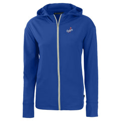 Los Angeles Dodgers Cutter & Buck Women's Daybreak Eco Recycled Full-Zip Hoodie Jacket - MLB