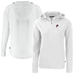 Philadelphia Phillies Cutter & Buck Women's Daybreak Eco Recycled Half-Zip Hoodie - MLB