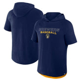 Milwaukee Brewers Fanatics Clubhouse Optimal Play Raglan Hoodie T-Shirt - MLB