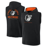 Baltimore Orioles Fanatics Fire Speed Sleeveless Pullover Hoodie - MLB