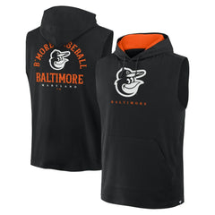 Baltimore Orioles Fanatics Fire Speed Sleeveless Pullover Hoodie - MLB