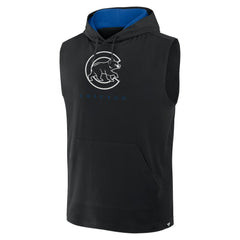 Chicago Cubs Fanatics Fire Speed Sleeveless Pullover Hoodie - MLB