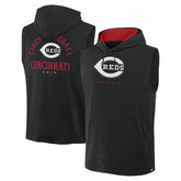 Cincinnati Reds Fanatics Fire Speed Sleeveless Pullover Hoodie - MLB