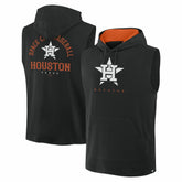Houston Astros Fanatics Fire Speed Sleeveless Pullover Hoodie - MLB