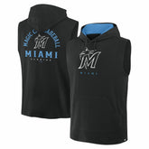 Miami Marlins Fanatics Fire Speed Sleeveless Pullover Hoodie - MLB
