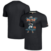 Joe Burrow Cincinnati Bengals Homage Unisex NFL Blitz Player Tri-Blend T-Shirt Heathered Charcoal | NFL