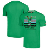 Randall Cunningham Philadelphia Eagles Homage Unisex Tecmo Bowl Retired Player Graphic Tri-Blend T-Shirt Kelly Green | NFL