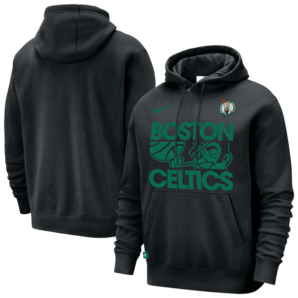 Boston Celtics Courtside Club Pullover Hoodie Black - NBA
