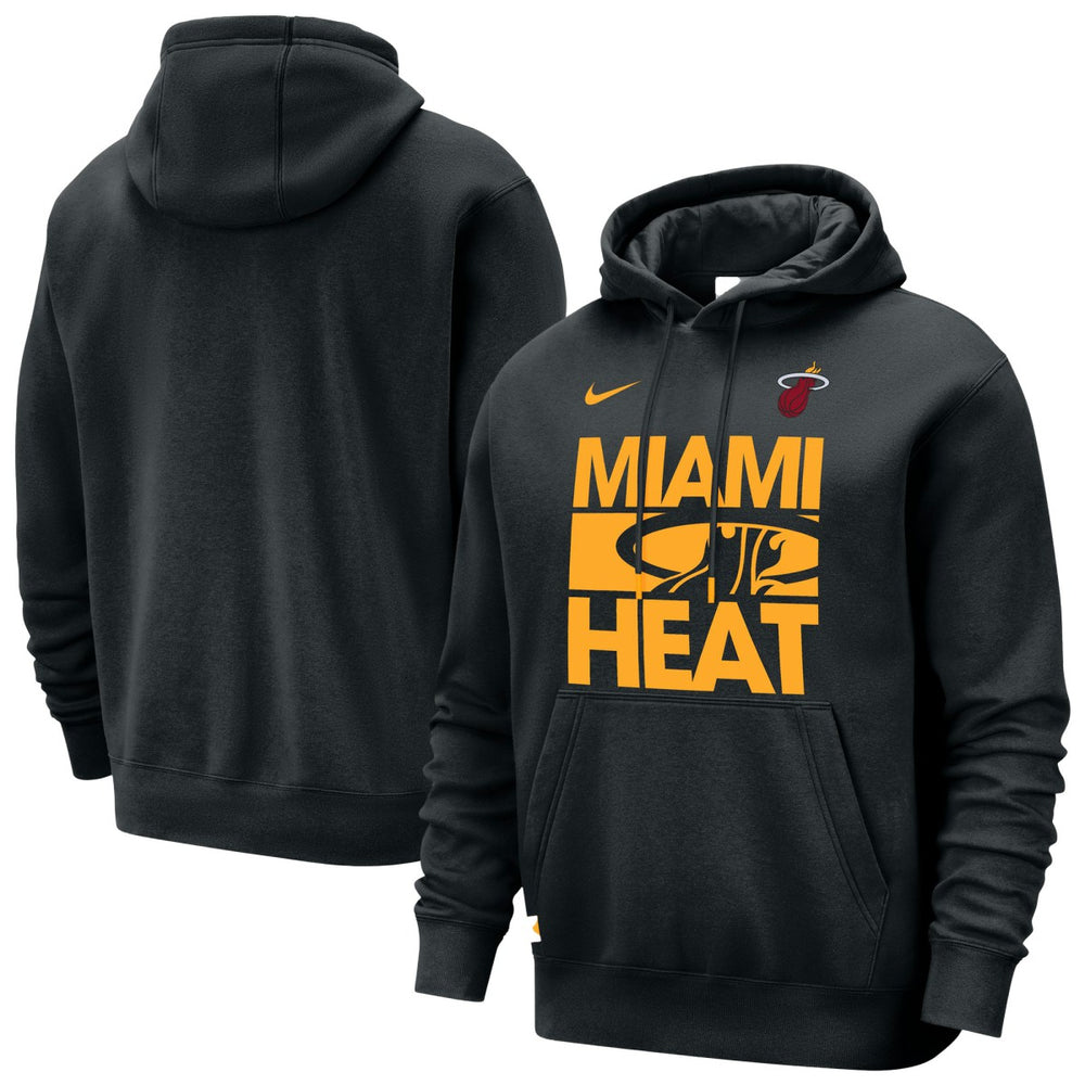Miami Heat Courtside Club Pullover Hoodie Black - NBA