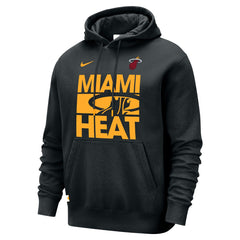Miami Heat Courtside Club Pullover Hoodie Black - NBA
