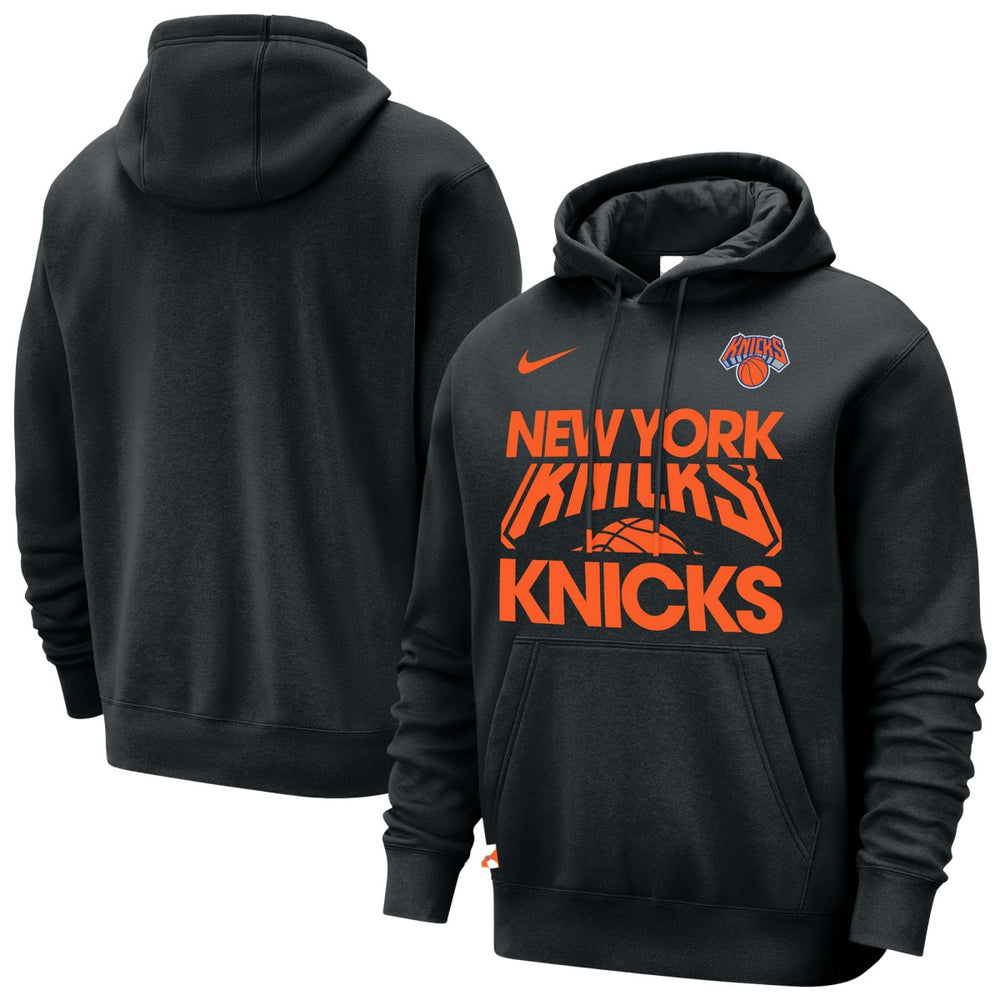 New York Knicks Courtside Club Pullover Hoodie Black - NBA
