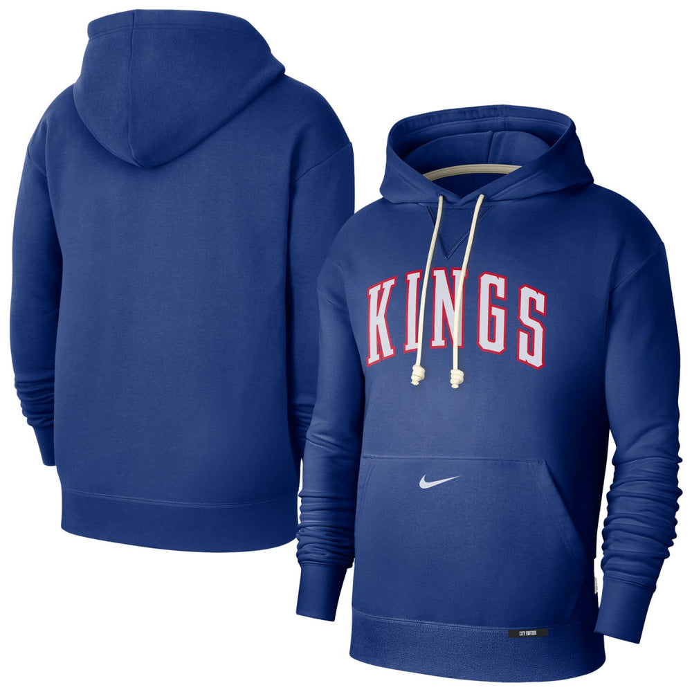 Sacramento Kings 2024/25 City Edition Performance Courtside Standard Issue Pullover Hoodie Blue - NBA