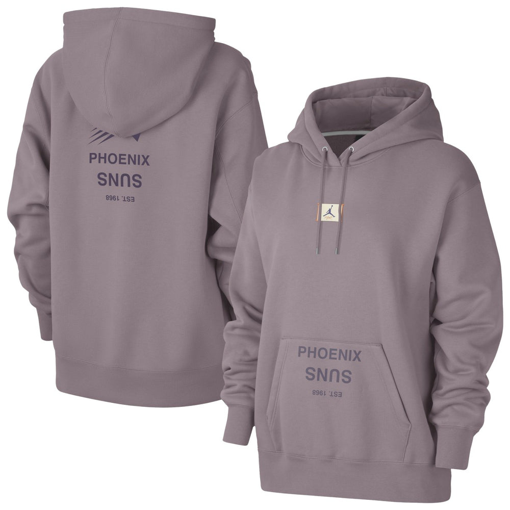 Phoenix Suns Jordan Brand Women's Courtside Statement Edition Premium Pullover Hoodie Purple - NBA