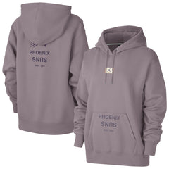 Phoenix Suns Jordan Brand Women's Courtside Statement Edition Premium Pullover Hoodie Purple - NBA