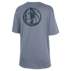 Dallas Mavericks Jordan Brand Women's Courtside Statement Edition Boyfriend T-Shirt Ash - NBA