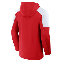 Detroit Red Wings Fanatics Meta Game Transitional Pullover Hoodie - Red - NHL