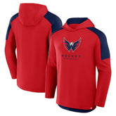 Washington Capitals Fanatics Meta Game Transitional Pullover Hoodie - Red - NHL