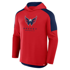 Washington Capitals Fanatics Meta Game Transitional Pullover Hoodie - Red - NHL