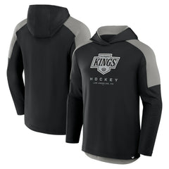 Los Angeles Kings Fanatics Meta Game Transitional Pullover Hoodie - Black - NHL