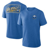 Buffalo Sabres Fanatics Fan Lanes Tri-Blend T-Shirt - Heather Royal - NHL