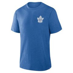 Toronto Maple Leafs Fanatics Fan Lanes Tri-Blend T-Shirt - Heather Blue - NHL