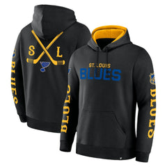 St. Louis Blues Fanatics Big City Legacy Fleece Pullover Hoodie - Black - NHL