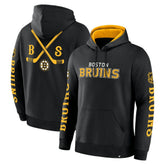 Boston Bruins Fanatics Big City Legacy Fleece Pullover Hoodie - Black - NHL