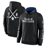 Toronto Maple Leafs Fanatics Big City Legacy Fleece Pullover Hoodie - Black - NHL