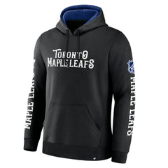 Toronto Maple Leafs Fanatics Big City Legacy Fleece Pullover Hoodie - Black - NHL