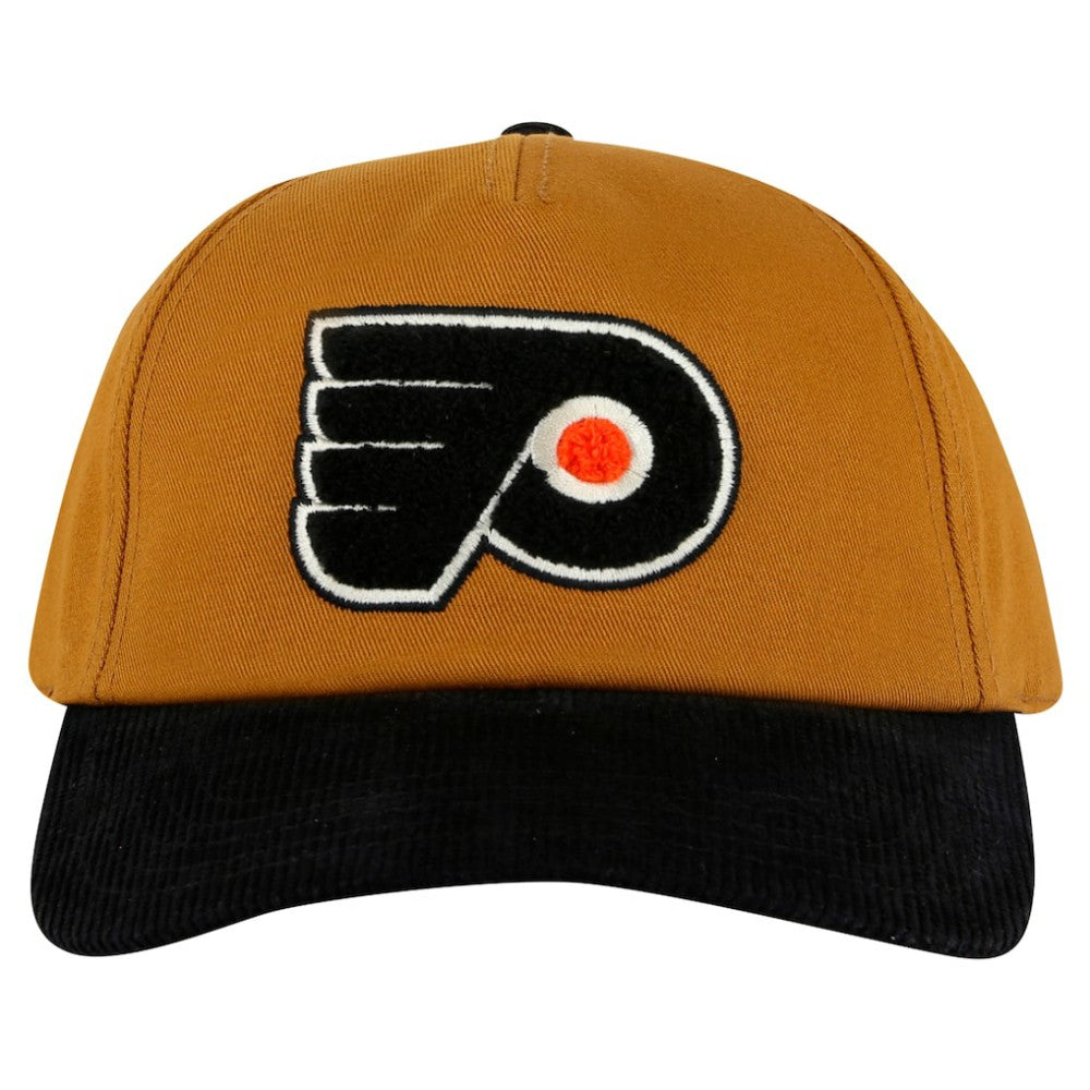 Philadelphia Flyers American Needle Burnett Adjustable Hat - Tan/Black - NHL