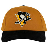 Pittsburgh Penguins American Needle Burnett Adjustable Hat - Tan/Black - NHL