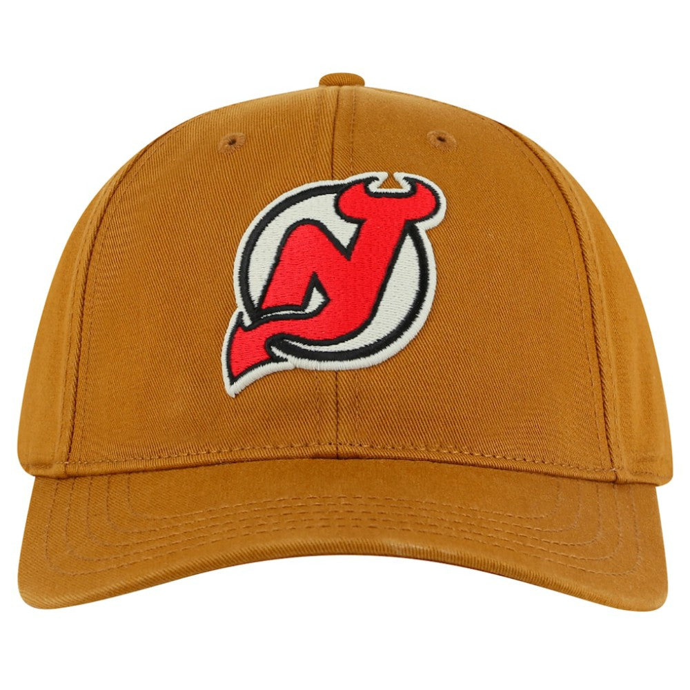 New Jersey Devils American Needle Hepcat Washed Twill Adjustable Hat - Tan - NHL